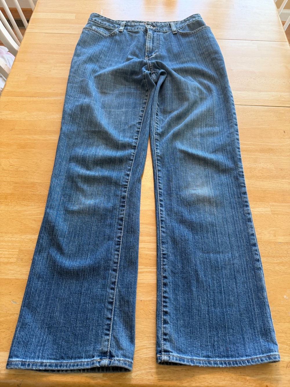 Eddie Bauer Blue Straight Leg Jeans Size 8R